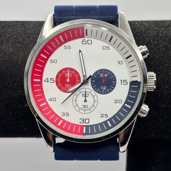 Blue & Red Men's Watch - Picture 2 of 5